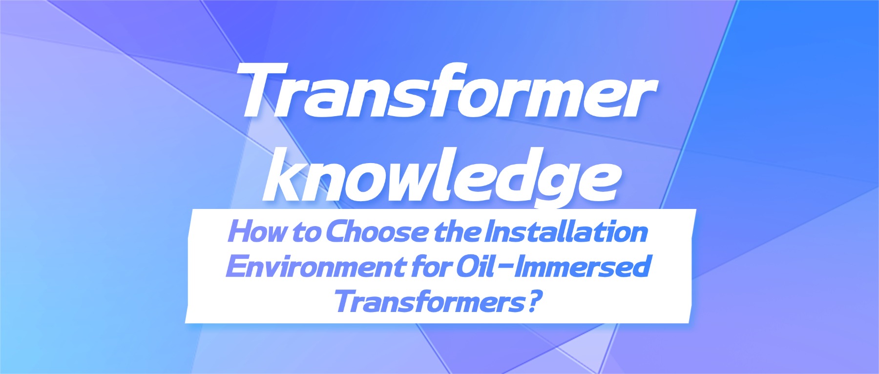 How to Choose the Installation Environme